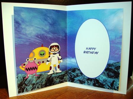 Cartoon Astronaut 3 Insert by Judith Mary Howells