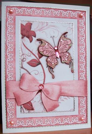 Butterfly Bliss Step by Step Card Front 5 by Judith Mary Howells