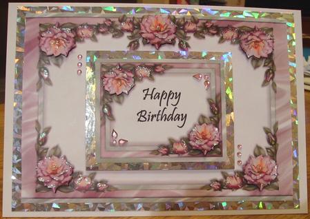 A4 Floral Birthday by Judith Mary Howells