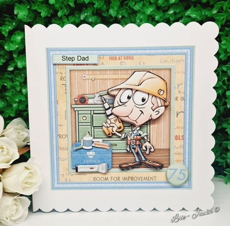 I Love My Power Tools 8x8 DIY Father's Day Birthday Mini Kit Featured Gallery Photo