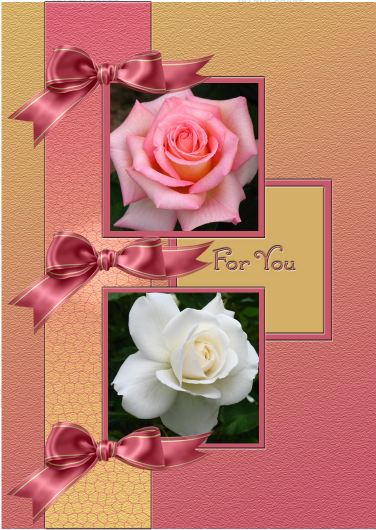 Roses & Pink Bows by Judith Flavel