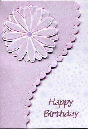Scalloped Curve - Pink by Judith Flavel