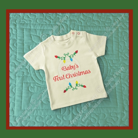 Christmas Lights And Borders by Judith Henry