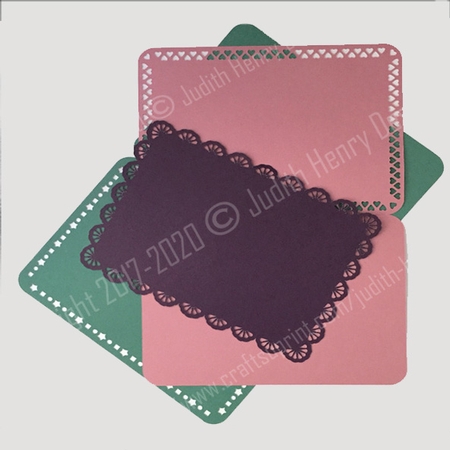 Deckle Edged Cards Folder #01 by Judith Henry