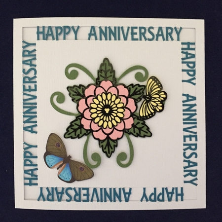 Sentiment Edge Card Folder 01 - Best Wishes, Happy Anniversary by Judith Henry