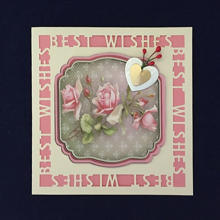 Sentiment Edge Card Folder 01 - Best Wishes, Happy Anniversary by Judith Henry