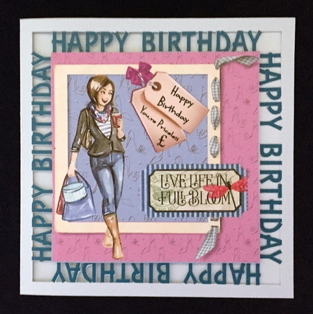 Sentiment Edge Card Folder 02 - Happy Birthday, Congratulations by Judith Henry