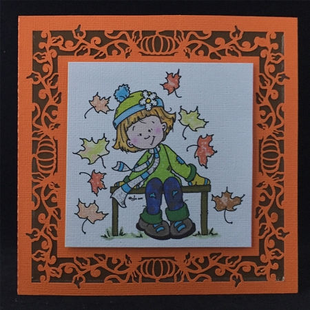 Fall/Autumn Deckled Folder by Judith Henry