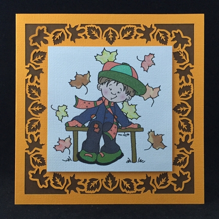 Fall/Autumn Deckled Folder by Judith Henry