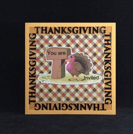 Sentiment Edge Card Folder #03-Christmas & Thanksgiving by Judith Henry