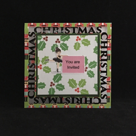 Sentiment Edge Card Folder #03-Christmas & Thanksgiving by Judith Henry