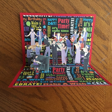 Celebrate The Moment Pop Up Card by Judith Henry