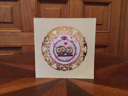 Valentine Owls by Judith Henry