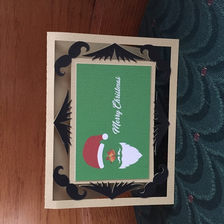 Mustache Deckled Cards 01 by Judith Henry