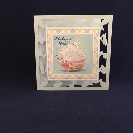Deckled Edge Bunny Folder 02 by Judith Henry