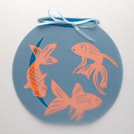 Goldfish in a Bowl elements by Judith Henry
