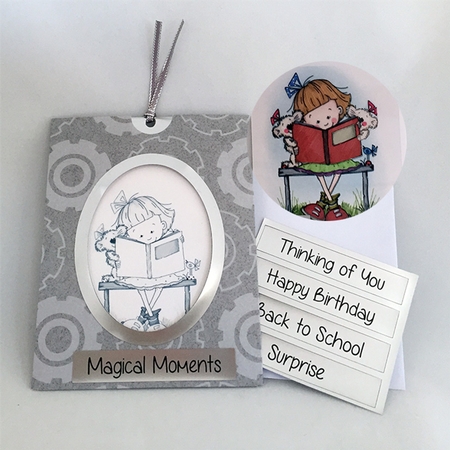 Sassy Cheryl - Magic Slider Card - Read to Me by Judith Henry