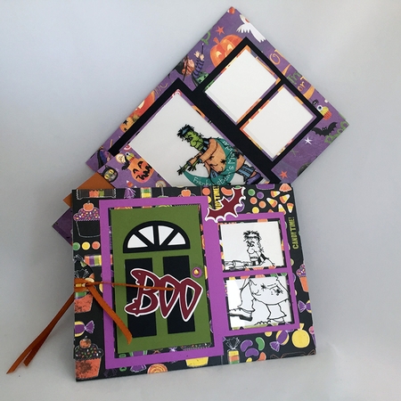 Sassy Cheryl - Magic Slider Card - Halloween Monsters by Judith Henry