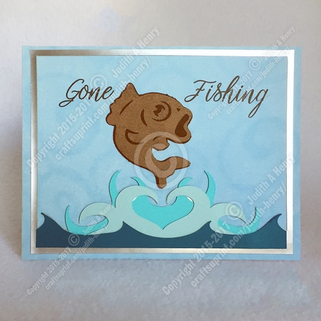 Gone Fishing - All Ocassion by Judith Henry