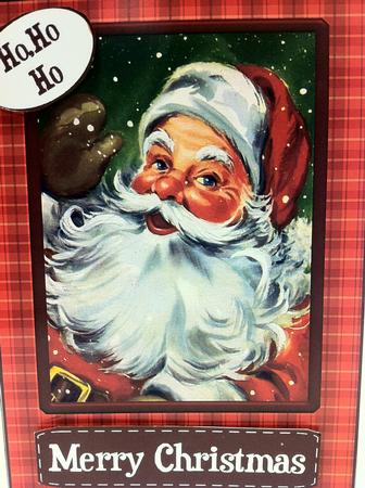 Jolly Santa by judy borutski