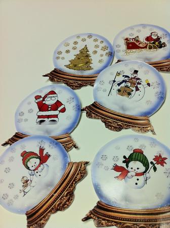 Snowglobes 2 by judy borutski