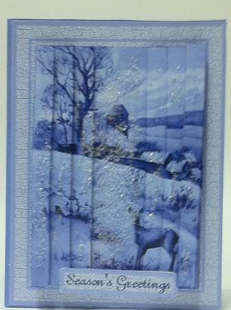 Winter Deer by judy borutski