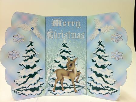Trifold Christmas by judy borutski