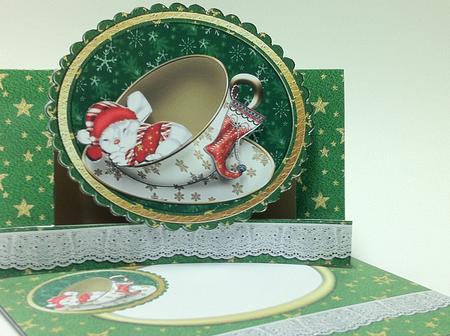 Not Even a Mouse Center Stepper Pop Out & Envelope by judy borutski