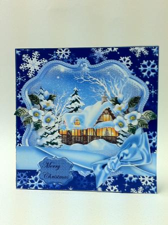 Christmas in Bleu by judy borutski