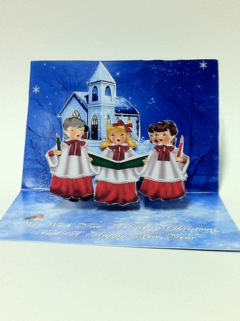 Carol Singers Pop Up by judy borutski