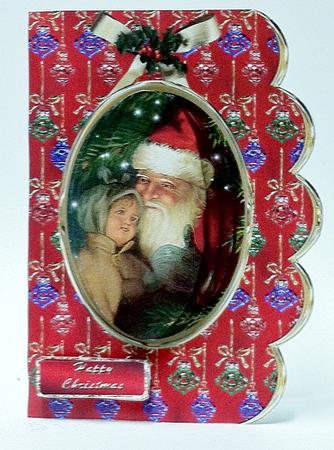 Telling Secrets to Santa by judy borutski