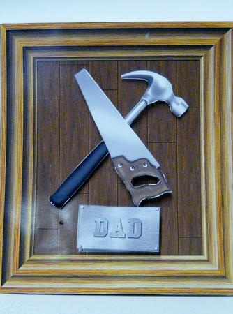 Fathers Day Decoupage by judy borutski