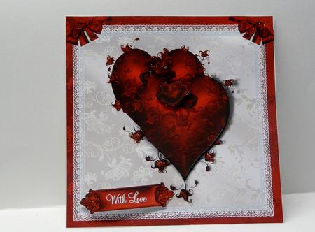 Stunning Two Hearts and Lace Topper Featured Gallery Photo