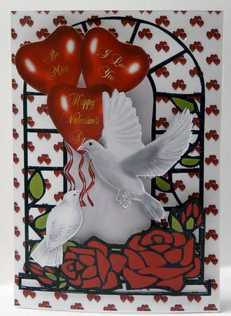 Doves, Hearts, & Roses for Valentines by judy borutski