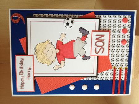 Mini Dude Footballer Digi Stamp by Julia Doidge