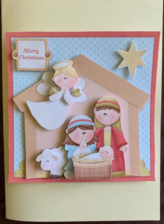 Nativity Card Front by Julianne Harris