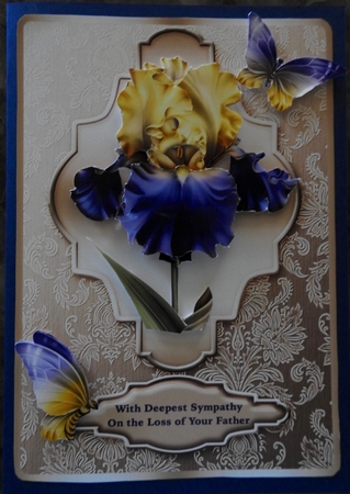 Taupe & Stone Card Fronts Match with White Floral 4 Toppers by Julianne Harris
