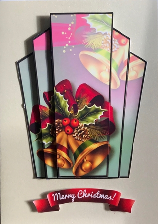 Art Deco Christmas Stacker Topper - Bells by Julianne Harris
