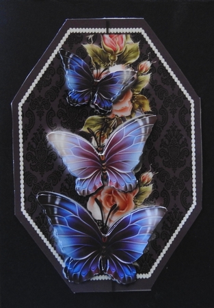 Topper with Glowing Butterflies by Julianne Harris
