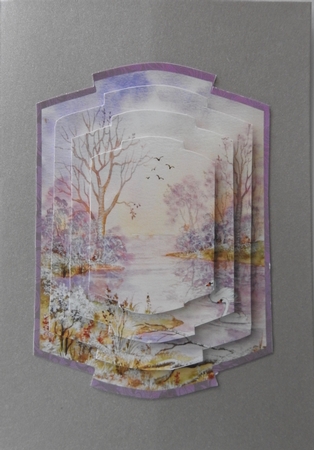 The Frosty Morning Shaped Pyramid Topper by Julianne Harris