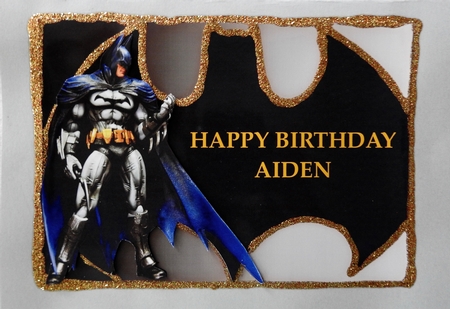 Batman themed Invitation templates by Julianne Harris