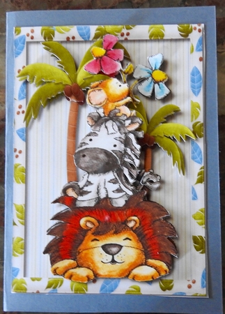 A5 Mini kIT Animal Tower by Julianne Harris