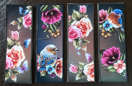 Floral Bookmarks 4 by Julianne Harris