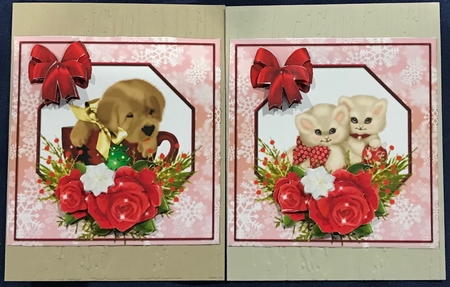 cute puppy and kittens topper sheet by Julianne Harris