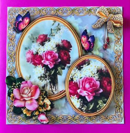 Floral Panels 1 - Roses by Julianne Harris