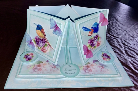 Birds and Butterflies Quad Easel Kit.2 by Julianne Harris