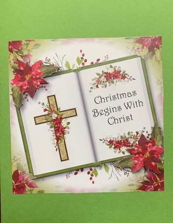 Open Book - Christmas Begins With Christ by Julianne Harris