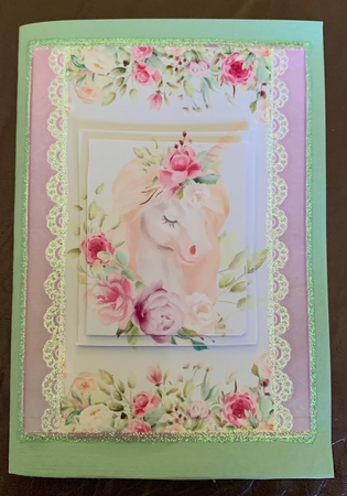Unicorn Card by Julianne Harris