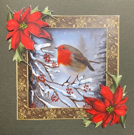 Beautiful Birds In Winter Bumper Kit by Julianne Harris