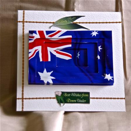 Aussie Flag Tunnell by Julianne Harris
